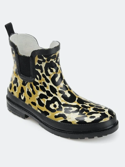 Shop Journee Collection Women's Tekoa Rain Boot In Leopard