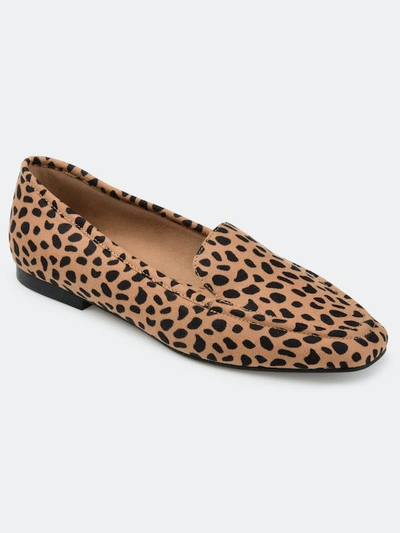 Shop Journee Collection Women's Tullie Loafer Flat In Animal