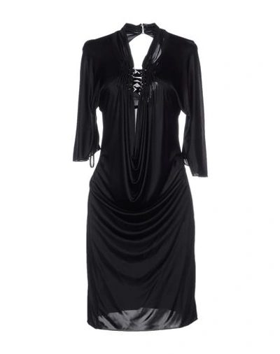 Roberto Cavalli Knee-length Dresses In Black