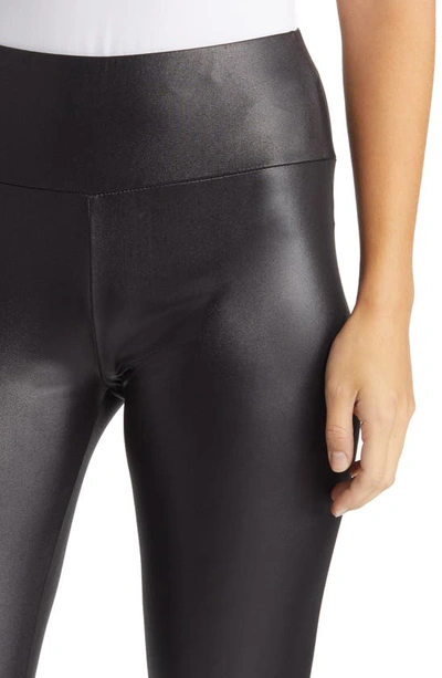Shop Nikki Lund Penelope Faux Leather Leggings In Black
