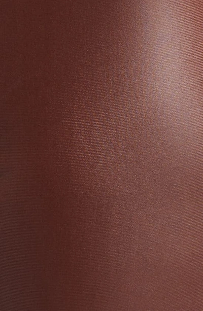 Nikki Lund Penelope Faux Leather Leggings In Burgundy