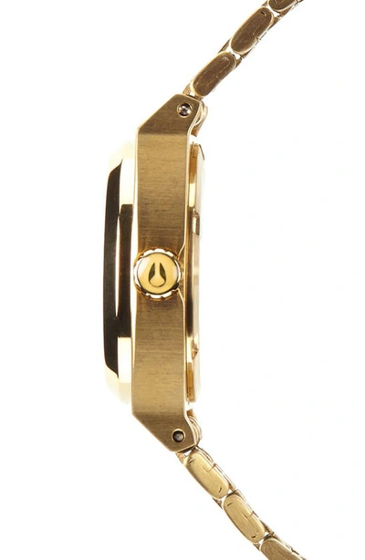 Nixon 'the Small Time Teller' Bracelet Watch, 26mm In All Gold