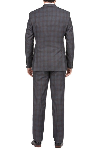 English Laundry Two Button Notch Lapel Trim Fit Suit In Grytan