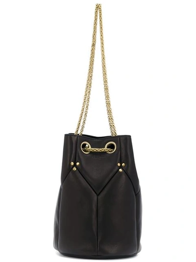 Jérôme Dreyfuss 'popeye' Bucket Shoulder Bag In Black