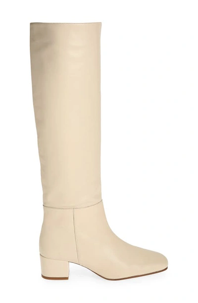 Shop Staud Nancy Knee High Boot In Cream