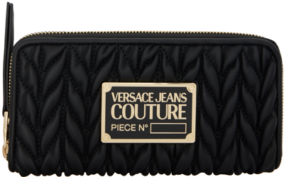 Shop Versace Jeans Couture Black Couture1 Wallet In E899 Black