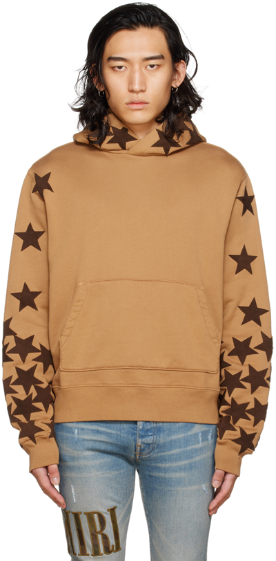 Amiri Tan Chemist Hoodie In Tobacco | ModeSens