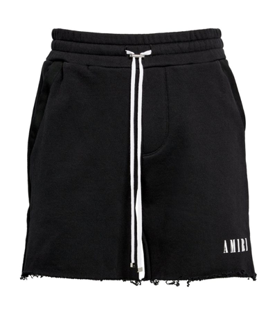 Shop Amiri Logo Shorts In Black