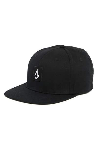 Shop Volcom V Square Snapback 2 Hat In Black