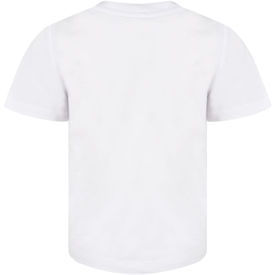 Shop Stella Mccartney White T-shirt For Boy With Fox