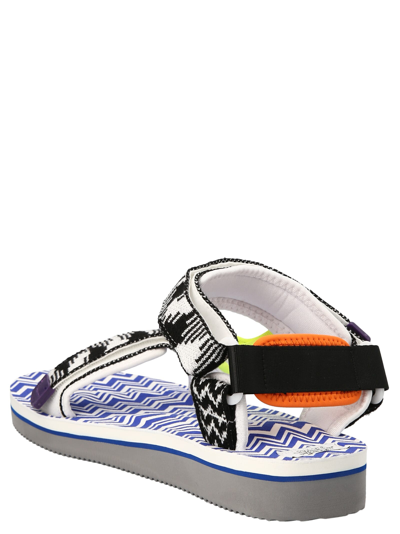 Shop Suicoke X Missoni Depa Sandals In Multicolor