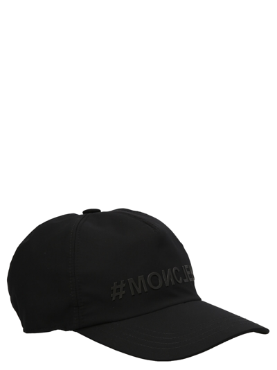 Shop Moncler Logo Cap In Black