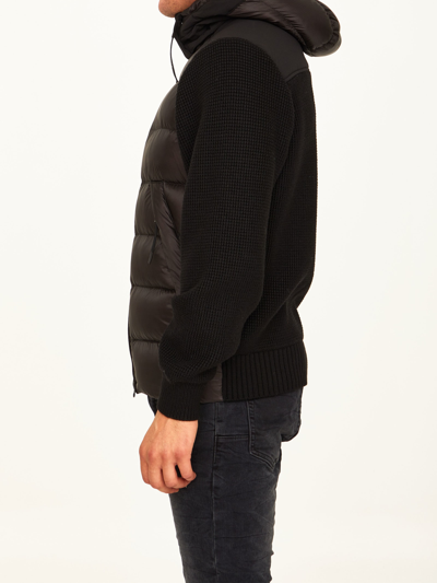 C.p. Company Merino Nylon Goggle Jacket In Black | ModeSens