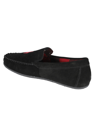 Shop Polo Ralph Lauren Collins Slipper In Black/red
