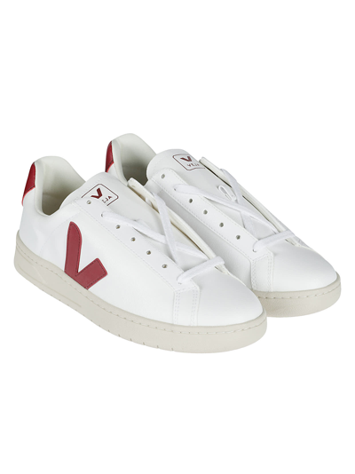 Shop Veja Sneakers Urca In White/marsala