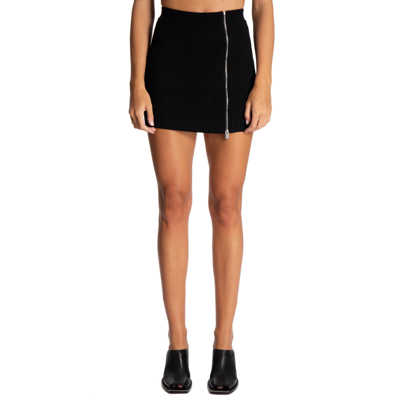 Shop Alyx Knit Zip Skirt In Black