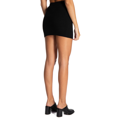 Shop Alyx Knit Zip Skirt In Black