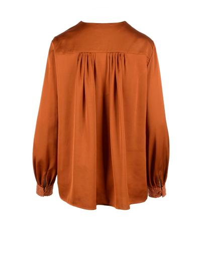 Shop Aglini Womens Rust Shirt