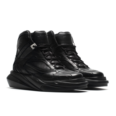 Shop Alyx High Top Mono Hiking Sneakers In Black