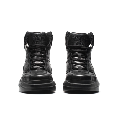 Shop Alyx High Top Mono Hiking Sneakers In Black