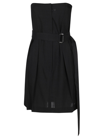 Shop Victoria Beckham Strapless Mini Dress In Black