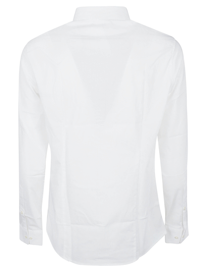 Shop Michael Kors Shirt Slim Stretch In White