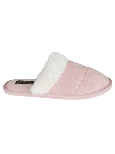 Shop Polo Ralph Lauren Kelcie Slipper In Light Pink