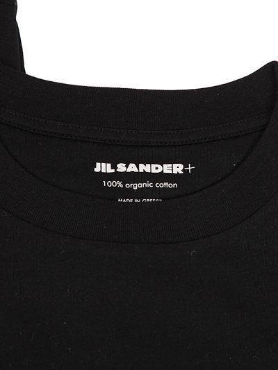 Shop Jil Sander T Shirt Cn Ss 3 Pack In Black