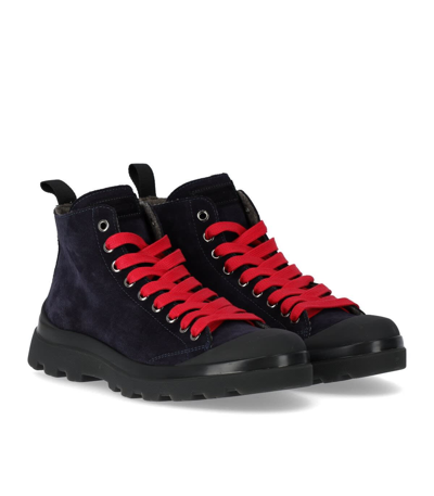 Shop Pànchic Panchic Dark Blue Red Boot In Blue / Red