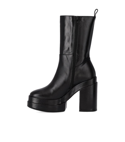 Shop Paloma Barceló Eros Black Heeled Ankle Boot In Nero