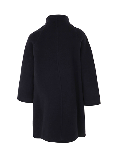 Gianluca Capannolo Vivien Coat With Zip In Dark Chocolate