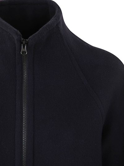 Gianluca Capannolo Vivien Coat With Zip In Dark Chocolate