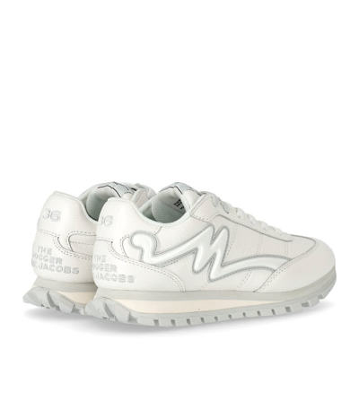 Shop Marc Jacobs The Jogger White Sneaker In Bianco