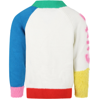 Shop Stella Mccartney Multicolor Cardigan For Girl