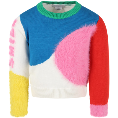 Shop Stella Mccartney Multicolor Sweater For Girl