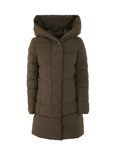 Shop Woolrich Puffy Prescott Parka In Dark Green