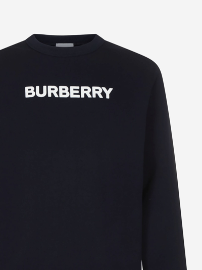 Shop Burberry Sweatshirt In Blue