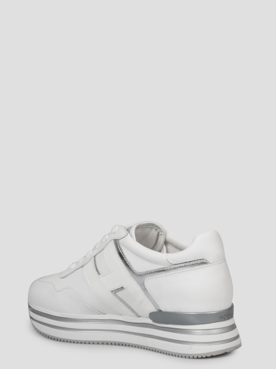 Shop Hogan Midi Platform Sneakers In White