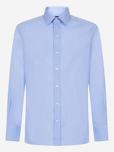 Shop Tom Ford Shirt In Light Blue