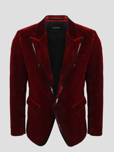Shop Dsquared2 Dallas Jacket In Red