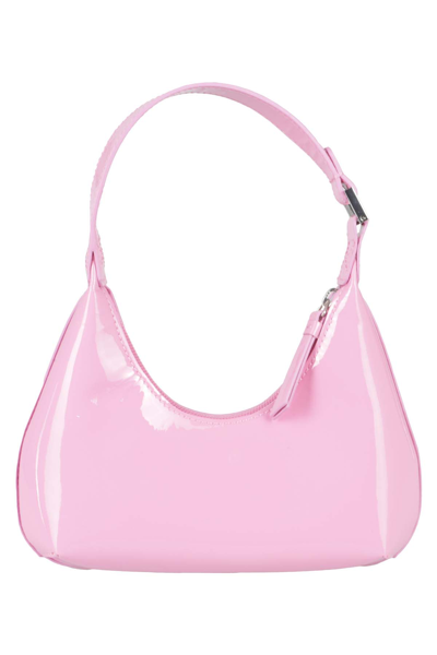 BY FAR Amber Patent Leather Mini Bag in Pink