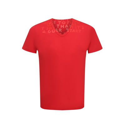 Shop Maison Margiela Cotton T-shirt In Red