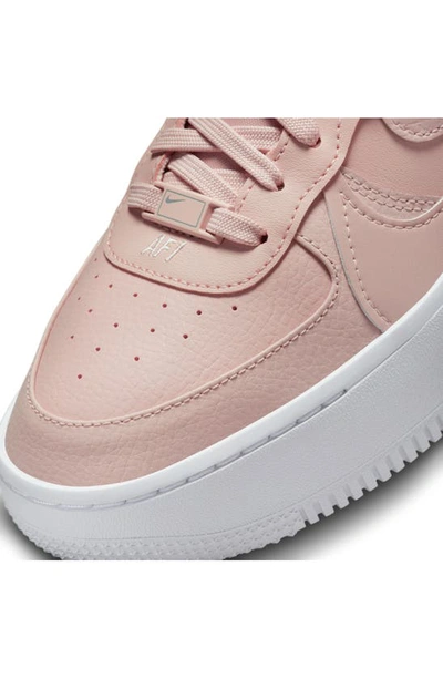 Shop Nike Air Force 1 Plt.af.orm Sneaker In Pink Oxford/ White/ Soft Pink