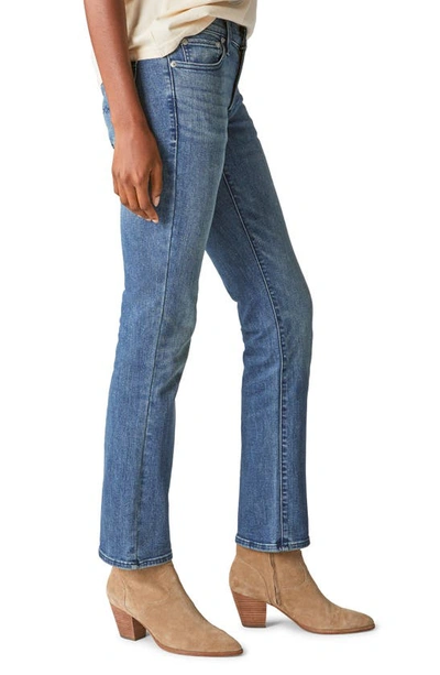 Shop Lucky Brand Sweet Straight Mid Rise Straight Leg Jeans In Gemini