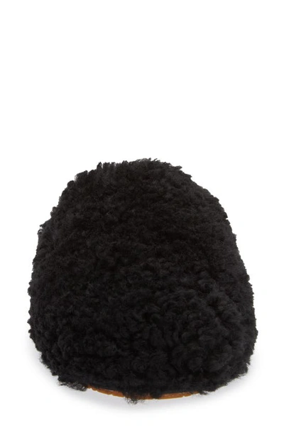 Shop Ugg Maxi Curly Genuine Shearling Clog In Black