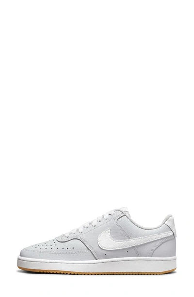 Shop Nike Court Vision Low Sneaker In Iris Whisper/ White/ Brown