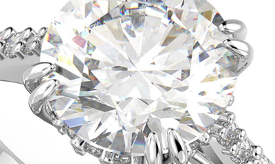 Swarovski Constella Set Rings Rhodium Shiny White In Silver