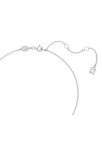 Shop Swarovski Constella Stud Earrings & Necklace Set In White