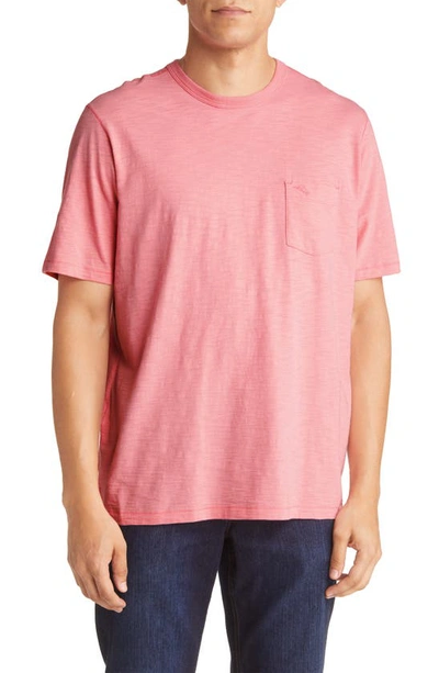 Shop Tommy Bahama Bali Beach Crewneck T-shirt In Cabana Pink