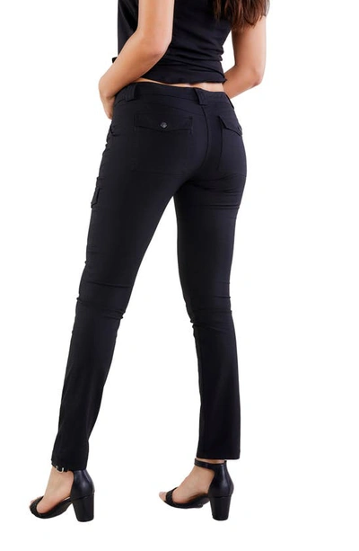 Shop Anatomie Kate Skinny Cargo Pants In Black